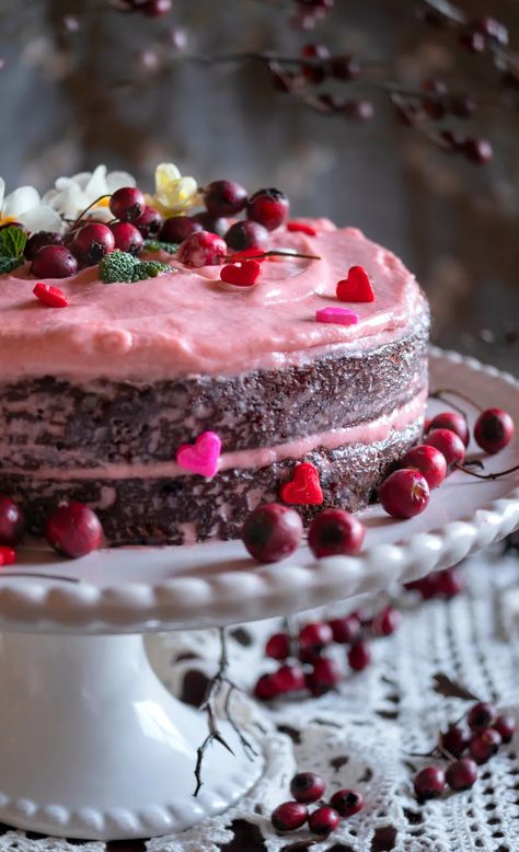 Hawthorn Berry Brownie Cake w/ Hawthorn Berry Buttercream Frosting – Gather Victoria Dove References, Solstice Food, Berry Buttercream, Kitchen Witch Recipes, Hawthorn Berry, Honey Cookies, Foraged Food, Dried Berries, Buttercream Frosting Recipe