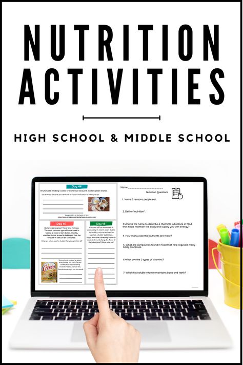 Healthy Eating Lessons For Middle School, Middle School Health Activities, Nutrition Group Activities For Adults, Nutrition Activities For Middle School, High School Health Activities, Nutrition Activities High School, Middle School Health Lessons, Plate Meal Plan, Health Class Activities