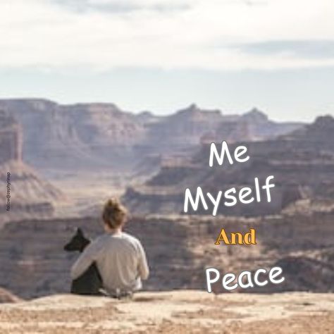 Me, myself and Peace Feminine Names, Finding Inner Peace, Stay Calm, Find Peace, Daily Habits, In My Head, Finding Peace, Me Time, Meaningful Quotes