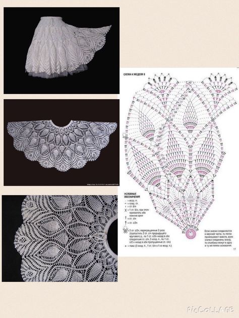 Jaket Crochet, Col Crochet, Knitting For Beginners Hats, Crochet Bottoms, Crochet Skirts, Crochet Wedding, Crochet Lace Pattern, Crochet Design Pattern, Crochet Clothing And Accessories