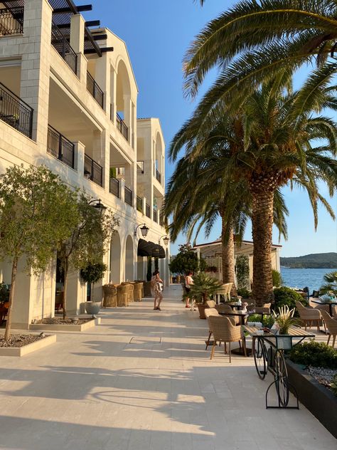 Tivat Montenegro Aesthetic, Montenegro Tivat, Montenegro Aesthetic, Montenegro Summer, Tivat Montenegro, Porto Montenegro, Montenegro Wedding, Montenegro Kotor, Restaurant Design Inspiration