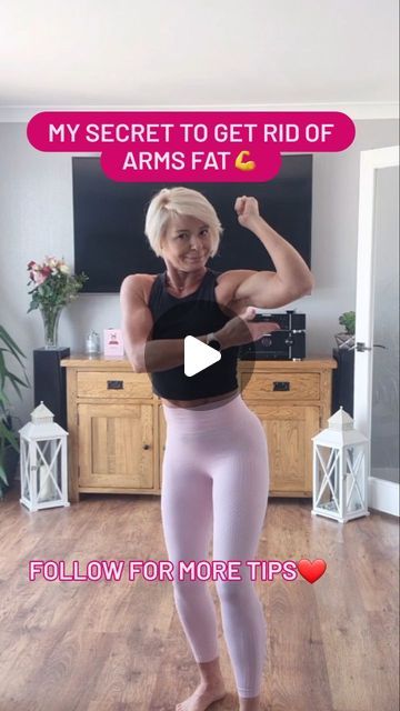 Anna 🙉 on Instagram: "Here's a way to get nice arms. 
This short training will help you strengthen and firm your arms so that the skin will no longer look loose.💪💪💪

Save for later and follow for more tips ♥️ 😊 😀 

#fitbusymum #fatloss #fitness #weightlosss #weightlosstips #workouttips #fitnessgoals #fitnesstips #woman #busywomen #bodygoals #busymom #armday #woman #womenover40 #homeworkouts" Quick Easy Workouts, Exercise Arms, Arms Exercise, Everyday Exercise, Exercise Moves, Arm Exercise, Arm Workouts, Arm Exercises, Fit Over 40