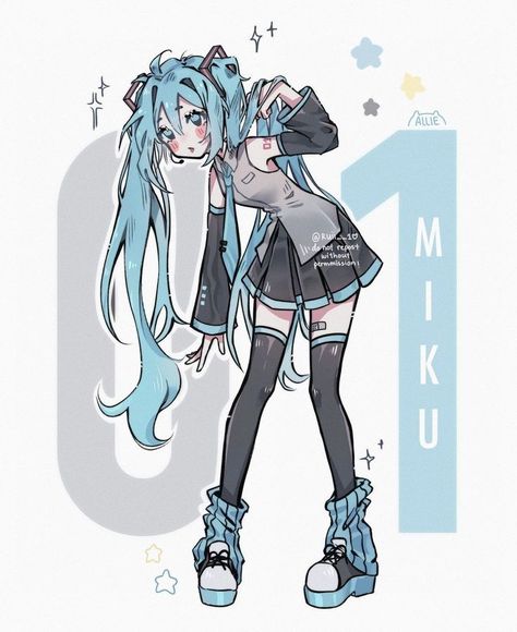 Sejarah Asia, Miku Hatsune Chibi, Miku Hatsune Vocaloid, Vocaloid Characters, Cute Art Styles, Sketchbook Art Inspiration, Infp, Cute Doodles, الرسومات اللطيفة