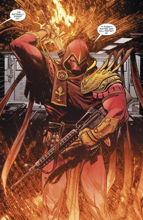 Azrael in Batman: Curse of the White Knight #2 Azrael Dc Comics, The White Knight, Art Dc Comics, White Knight, Dc Comics Heroes, Theme Tattoo, Univers Dc, Dc Icons, Dc Comics Superheroes