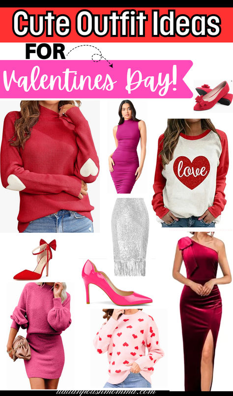 Cute and classy Valentine's ay outfit ideas on Amazon this year 2024 Valentines Day Outfits, Cute Valentines Day Outfits, Women Right, Day Outfit Ideas, Cute Valentines Day, Red Satin Dress, Valentines Day Dresses, Cute Valentines, Day Outfits