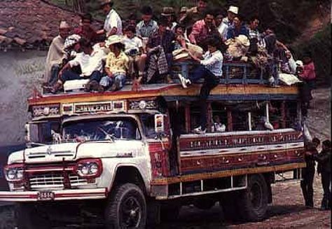 Chiva Bus...Colombia, SA  This was used by farmers to transport goods now its used as a party or tour bus... Adventurous Men, Colombian Art, Ford Tractors, Travel Van, Quito, Old Trucks, Vintage Photography, Aesthetic Photography, Woodstock