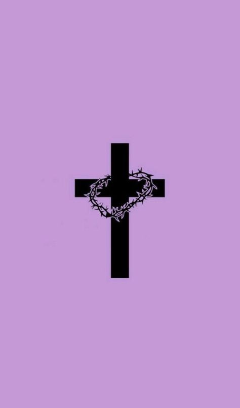 Purple Cross Aesthetic, Jesus Purple Wallpaper, Purple God Wallpapers, Aesthetic Cross Jesus, Purple Jesus, Worship Wallpaper, Cross Background, Bible Quotes Background, Light Purple Wallpaper