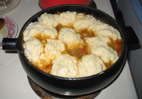 Mum's Stove-top Ground Beef Stew With Dumplings Beef Recipes Stove Top, Recipes Dumplings, Ground Beef Stew, Stew With Dumplings, Recipes Stove Top, Beef Stew With Dumplings, Ground Beef Stews, Stew And Dumplings, Hamburger Stew