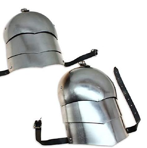 Nautical-Mart Medieval Pauldron Set Pair Plate Armor Carbon Steel Real Adult Size Shoulder Pauldron, Sca Armor, Plate Armor, Larp Armor, Shoulder Armor, Medieval Armor, Steel Plate, Crusades, Mens Costumes