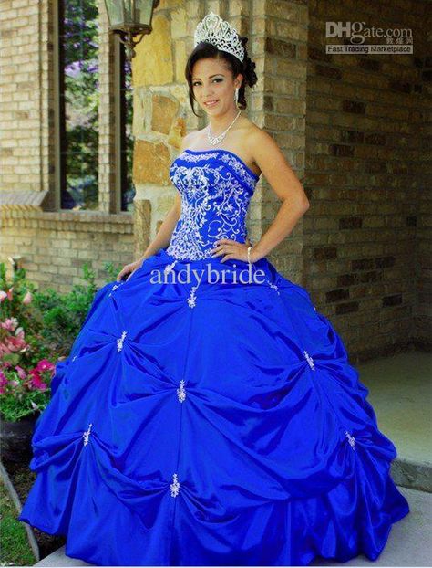 Wholesale Evening Dress - Buy NEW ARRIVE DH 2012 Strapless Ball Gown Elegant Quinceanera Dresses Applique Evening Dress Gowns, $148.22 | DHgate Green Quinceanera Dresses, Cheap Quinceanera Dresses, Prom Dresses Long Blue, Sweet Fifteen, Sweet Sixteen Dresses, Sweet 15 Dresses, Quinceanera Dresses Blue, Vestidos Color Rosa, Pretty Quinceanera Dresses