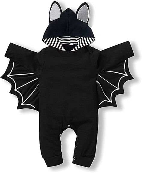 Amazon.com: My First Halloween Outfit Newborn Baby Boy Cosplay Clothes Infant Bat Costume Hoodie Romper Playsuit Jumpsuits : Clothing, Shoes & Jewelry Bat Cosplay, Baby Boy Halloween Outfits, Boy Cosplay, Hoodie Romper, Baby Cosplay, Baby Boy Halloween, Newborn Halloween, Bat Costume, My First Halloween