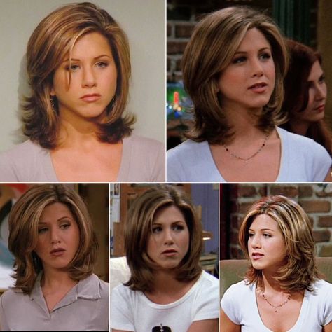 Rachel Green Hair First Season, Shoulder Length Rachel Hair, Jennifer Aniston Haircut Medium, Rachel Green Hair Short Season 1, The Monica Haircut, Rachel Green Haircuts, Rachel Haircut Short, Rachel Greene Haircut, Updated Rachel Haircut