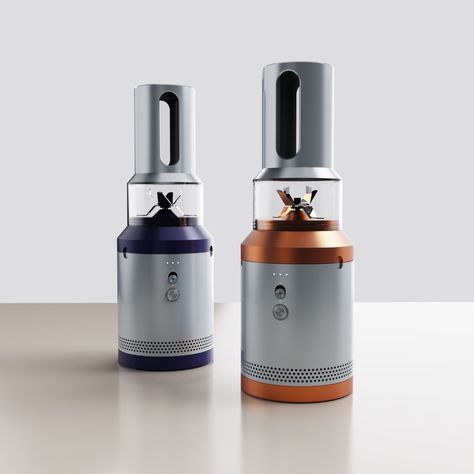 Jar blender concept brings both aesthetic and function - Yanko Design Blender Product Design, Both Aesthetic, Pre Fab Tiny House, Kitchen Technology, Oil Refinery, Glass Museum, Reverse Osmosis System, Rounded Rectangle, Hair Dryers