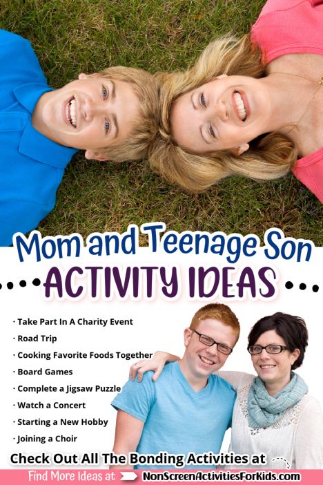 How A Mom And Teenage Son Can Bond With These Shared Activity Ideas. Teen boys and parents can bond over quality time together. Mom And Teen Son, Teenage Son, Mom Activities, Activities For Teens, Bonding Activities, Charity Event, Activity Ideas, Teenage Boys, Teen Boy