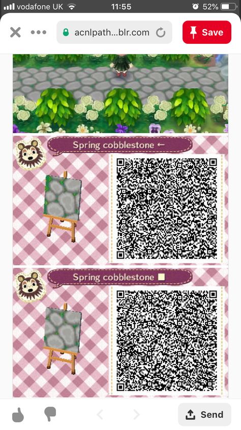 NOT MY DESIGN New Leaf Qr Codes Pathways, Acnl Qr Codes Clothes Aesthetic, Acnl Path Qr Codes Natural, Animal Crossing New Leaf Qr Codes Floor, Acnl Qr Codes Paths Stones, New Leaf Path Qr Codes, Animal Crossing New Leaf Qr Codes Paths, Animal Crossing New Leaf Paths, New Leaf Qr Codes