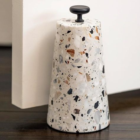 Amazon.com: Terrazzo Marble Decorative Door Stop, Cute Door Stopper with Cast Iron Handle, Heavy Weighted Door Stop for Your Indoor or Outdoor Door, Heavy Door Stopper Weight/Rock (2 Knobs, 6lbs) : Office Products Terrazzo Marble, Boat Shed, Outdoor Doors, Cast Iron Handles, Outdoor Door, Door Stops, Iron Handles, Door Stopper, Door Stop