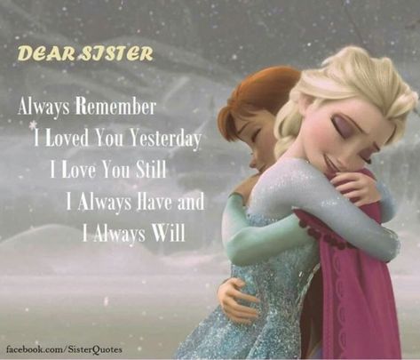 Your Brother, Frozen Sister Quotes, Sister Quotes In Hindi, Cute Sister Quotes, Happy Birthday Sister Quotes, Little Sister Quotes, Sibling Quotes, Sister Love Quotes, Sister Poems