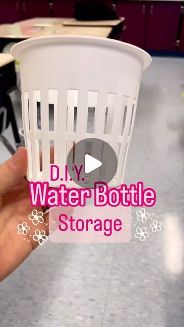 Mrs. Morrow on Instagram: "Are you looking for a place for students to store their water bottles during class? These little cups are perfect for the job and they’re so affordable! 

➡️Just attach to the leg of the desk using 2 zip ties (Be sure to use the heavy duty ones!) and you’ll have a place for students to store their water bottles all year. 

✨These cups work best with smaller-sized water bottles. Longer bottles will tip out of the cup holders. 

Drop the word “CUPS” below and I’ll send you the link! 

#classroomideas #classroommanagement #iteachelementary #studentwaterbottles #waterbottlestorage #waterbottlecup #classroomsetup #teachertechtip" Student Water Bottles, Water Bottle Storage, Word Cup, Teacher Tech, Classroom Setup, Zip Ties, Bottle Holder, Cup Holders, Bottle Holders