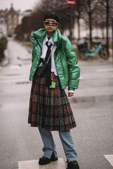 The Best Street Style from Copenhagen Fashion Week Fall 2023 - FASHION Magazine Fashion Week Fall 2023, Punk Style Outfits, Copenhagen Street Style, Copenhagen Fashion, Copenhagen Style, Copenhagen Fashion Week, The Best Street Style, Eclectic Fashion, Women Outfit