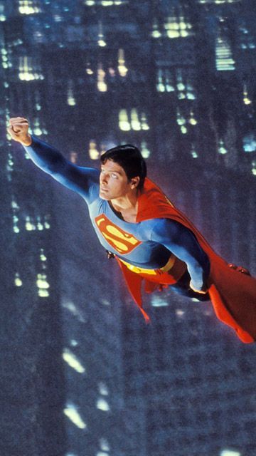 Superman 1978, Christopher Reeves, Superman Movie, First Superman, Christopher Reeve Superman, Movies Wallpaper, Superman 2, Superman Gifts, Superman Artwork