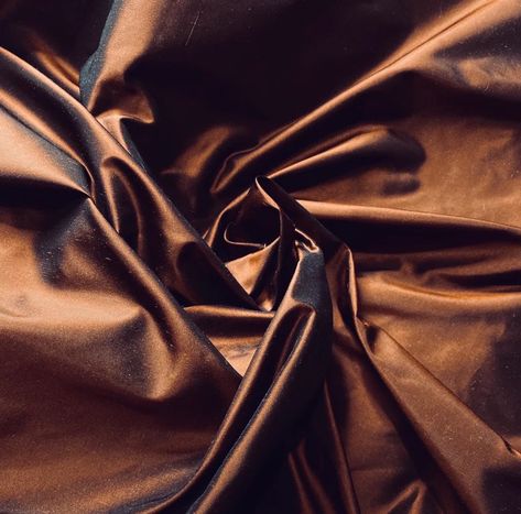 Silk in Solid Colors | www.fancystylesfabric.com Wide Photo, Historical Costuming, Taffeta Fabric, Copper Brown, Black Tie Dress, Silk Taffeta, Brocade Fabric, Light Turquoise, Yellow Fabric