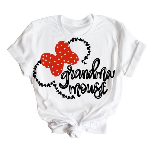 Excited to share the latest addition to my #etsy shop: Disney Inspired Grandma Mouse T-shirt Minnie Mouse Gifts, Disney Trip Outfits, Disney Family Vacation Shirts, Shop Disney, Disney Shirt Ideas, Cricut Disney, Disney Family Shirts, Disney 2023, Family Disney Trip