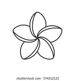 Fiori Frangipani, Hawaiian Flower Drawing, Flores Plumeria, Plumeria Flower Tattoos, Frangipani Tattoo, Tropical Flower Tattoos, Plumeria Tattoo, Line Art Images, Birthday Presents For Mom