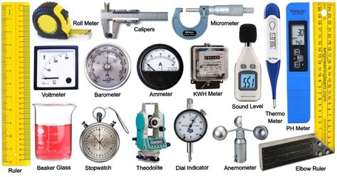 25 Types of Measuring Instruments and Their Uses [with Pictures & Names] - Engineering Learn Sound Level Meter, Basic Computer Programming, Anemometer, Civil Engineering Design, Ph Meter, Engineering Tools, Altimeter, Wood Crafting Tools, Infrared Thermometer