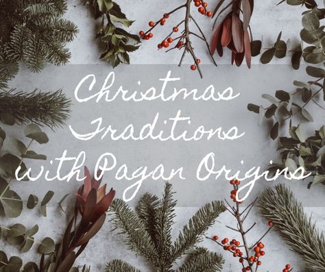 Do you celebrate Pagan Christmas traditions? Your first instinct would probably be to say 'No!', but you might be surprised. We can thank the Romans and Celts for most of our modern Christmas traditions. Pagan Christmas Decorations, Irish Christmas Decorations, Irish Christmas Traditions, Yule Traditions, Origin Of Christmas, Pagan Christmas, Anti Christmas, Pagan Yule, Celtic Christmas