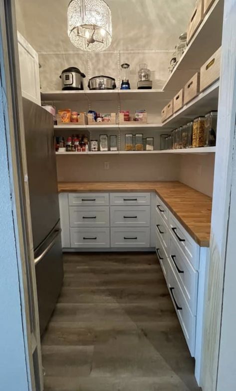 Wall Pantry Organization, Wall Pantry Design, Pantry Wall Ideas, Walk In Pantry Ideas Layout, Wall Pantry Ideas, Storage Ideas Pantry, Pantry Storage Ideas, Organization Ideas Pantry, Walk In Pantry Ideas