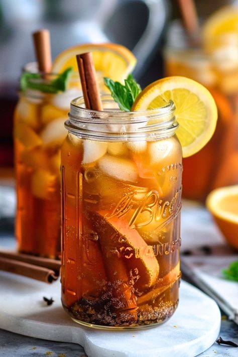 Easy Lipton Iced Tea with a Citrus Twist - Bright & Breezy! Citrus Iced Tea, Fresh Ice Tea, Lipton Tea Aesthetic, Ice Lemon Tea Aesthetic, Lemon Tea Aesthetic, Ice Tea Aesthetic, Iced Tea Aesthetic, Jasmine Milk Tea Recipe, Lemon Ice Tea