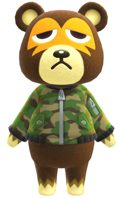 Ike is a cranky bear villager that first appeared in Doubutsu no Mori e+, and later returned in the Animal Crossing: New Leaf Welcome amiibo update. According to his e-card bio, he is Poko's father. Amiibo Cards, Animal Crossing Wiki, Watering Plants, Piece Of Advice, Animal Crossing Characters, Red Tiles, Animal Crossing Villagers, Camo Tee, Bear Birthday