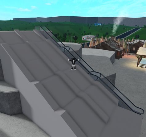 Bloxburg Ski Resort Layout, Ski Resort Bloxburg, Bloxburg North Pole Layout, Bloxburg Ski Resort, Bloxburg Sledding Hill, Modern Ski House, Snow Cabin, Sledding Hill, Winter Resort