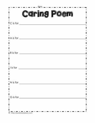 Caring Acrostic Poem Preschool Letter G, G Coloring Pages, Acrostic Poem Examples, Acrostic Poem For Kids, Homework Letter, Kindness Poem, Acrostic Poem Template, Poetry Templates, Acrostic Poems