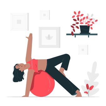 Keep Vectors, Photos and PSD files | Free Download Yoga Vector, Yoga Prenatal, Best Home Workout Equipment, Studio Pilates, Workout Equipment, Concept Illustration, Home Workout Equipment, Business Illustration, Home Workout