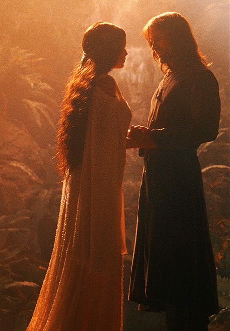 Arwen And Aragorn, The Sun, Trees, Sun