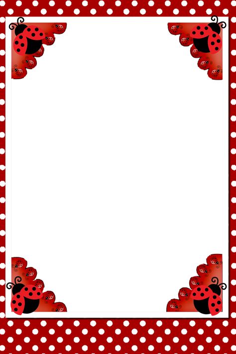 Happy Frames, Ladybug Decorations, Certificate Background, Stationery Storage, Love Bugs, Journal Cards, Bugs, My Pictures, Stationery