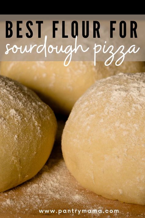 Which flour is best for sourdough pizza? Does protein levels in your flour really matter for pizza? What does gluten development do for pizza? Sourdough Pizza Dough 00 Flour, Bread Flour Pizza Dough, Diy Pizza Dough, Sourdough Tips, Sourdough Pizza Dough Recipe, Beginner Sourdough, Pantry Mama, Pizza Dough Bread, Sourdough Pizza Dough