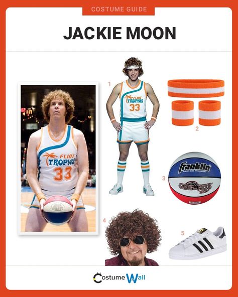 Semi Pro Costume, Will Ferrell Halloween Costumes, Will Ferrell Costume, Jackie Moon Costume, 90s Comedy Movies, Jackie Moon, Comedy Movies On Netflix, Comedy Movies List, Classic Comedy Movies