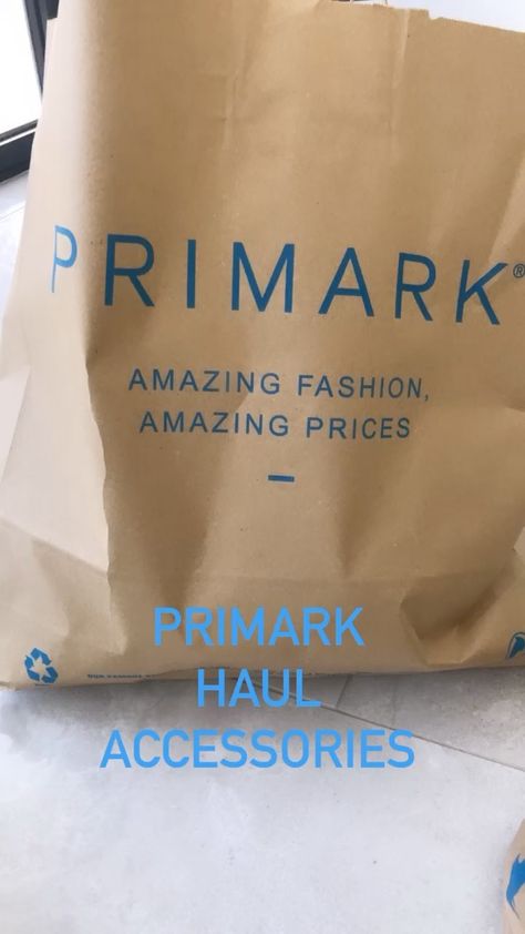 hanmarie.10 on Instagram: Primark reopened today! So you know your girl had to take a trip🙌🏼 These are the accessories I picked up in Nottingham... Clothes haul… Primark Accessories, Primark Outfit, Primark Haul, Clothes Haul, I Pick, Your Girl, Nottingham, Paper Shopping Bag, Knowing You