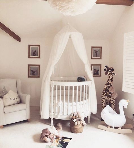 Round Crib Nursery, Round Baby Cribs, Round Crib, Baby Crib Designs, Oval Crib, Round Cribs, Crib Design, Moms To Be, Children's Bedroom Ideas