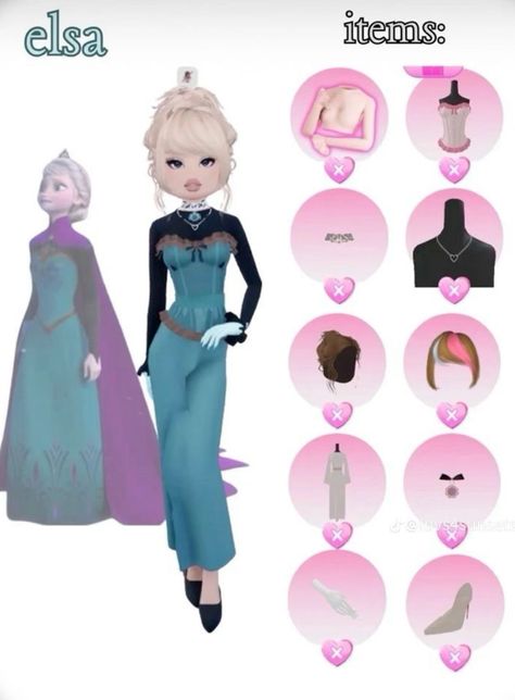 Elsa Dress To Impress Outfit, Elsa Coronation Dress To Impress, Elsa Dti Outfit, Dress To Impress Outfits For Themes, Dress To Impress Outfits With Themes, Elsa Dress To Impress, Dress To Impress All Themes, Disney Dress To Impress, Dress To Impress Roblox Avatar