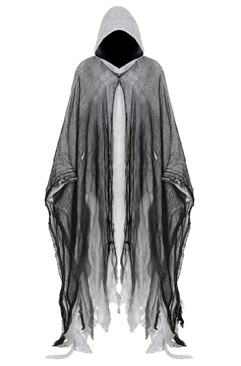 PRICES MAY VARY. 【High-Quality Material】: Crafted from durable and wrinkle-resistant mesh, this spooky grim reaper Halloween costume ensures a comfortable and long-lasting experience. 【Captivating Halloween Design】: The classic and chilling design of this costume effortlessly enhances the horror theme of Halloween, guaranteeing that you will be the center of attention in any crowd. 【Universal Fit】: The hooded cap measures 180cm/70.87 inches, making it suitable for all genders. Please allow for m Grim Reaper Halloween Costume, Grim Reaper Costume, Reaper Costume, Halloween Capes, Grim Reaper Halloween, Cape Costume, Role Play Costume, Hooded Cape, Theatre Costumes