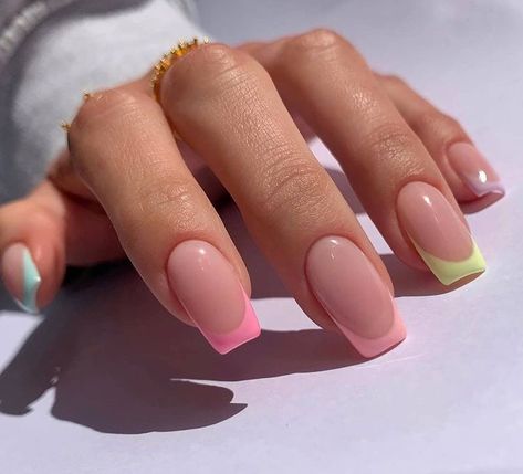 Poly Gel, Spring Acrylic Nails, Ombre Acrylic Nails, Casual Nails, Classy Acrylic Nails, Pretty Gel Nails, Cute Gel Nails, Thanksgiving Nails, Acrylic Nails Coffin Short