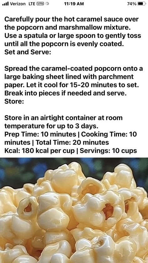 Pop Popcorn, Caramel Corn, Airtight Containers, Caramel Sauce, Parchment Paper, Corn Syrup, Baking Sheet, Large Bowl, Cooking Time