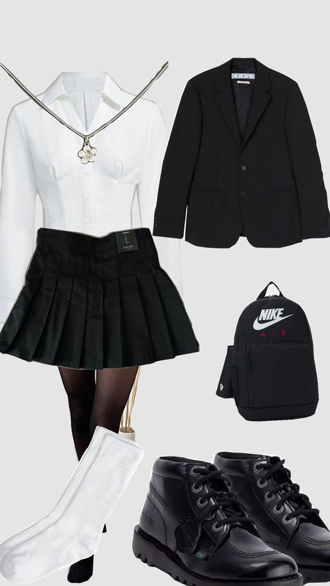 how i style my school uniform School Outfit Uniform, Nayeon Outfits, Uniform Styling, General Outfit, School Uniform Pants, High School Crush, School Jacket, Uniform Outfits, Anime Uniform