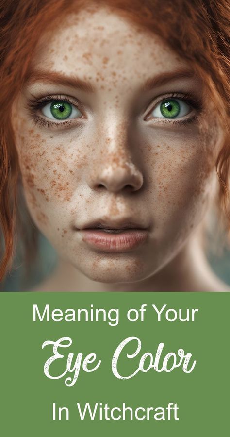 Your eyes tell a story. Find out how to use the magick of your eye color in spellcraft.