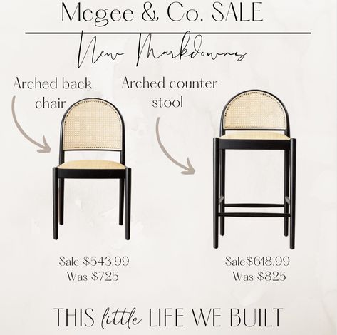 Mcgee And Co Bar Stools, Studio Mcgee Home, Home Decor Dining Room, Mcgee And Co, Mcgee Home, Studio Mcgee Target, Console Table Bedroom, Decor Dining Room, Oak Stool