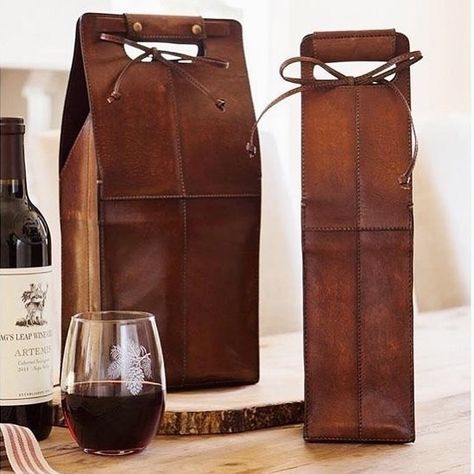 It's a time when you should carry everything in style. Craftographers came up with this handmade leather wine case. A corporate event , a wedding or any festival, it is a perfect gift for a wine lover to give that classy look to his wine collection. . . . .  To order or enquire, DM us or visit link in bio  Follow @hello.craftographers & Turn on post notification for more products . . . . #corporategifts #handmade #leatherproducts #winecase #gifting #wine #corporateevent #perfectgift # #leatherlo Leather Wine Tote, Leather Wine Carrier, Gifts For Wine Drinkers, Wine Sleeve, Wine Purse, Wine Bottle Carrier, Wine Carrier, Wine Bags, Wine Case