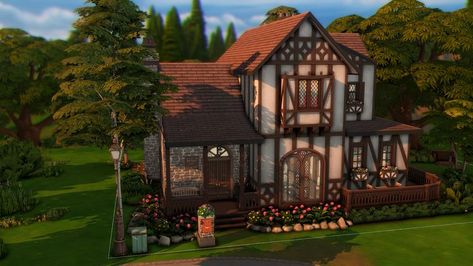 Real Life Fantasy House, Sims4 Houses, French Toast Casserole Overnight, Medieval House, Sims Inspiration, Overnight French Toast, Sims Builds, Sims 4 House Building, Old Abandoned Houses